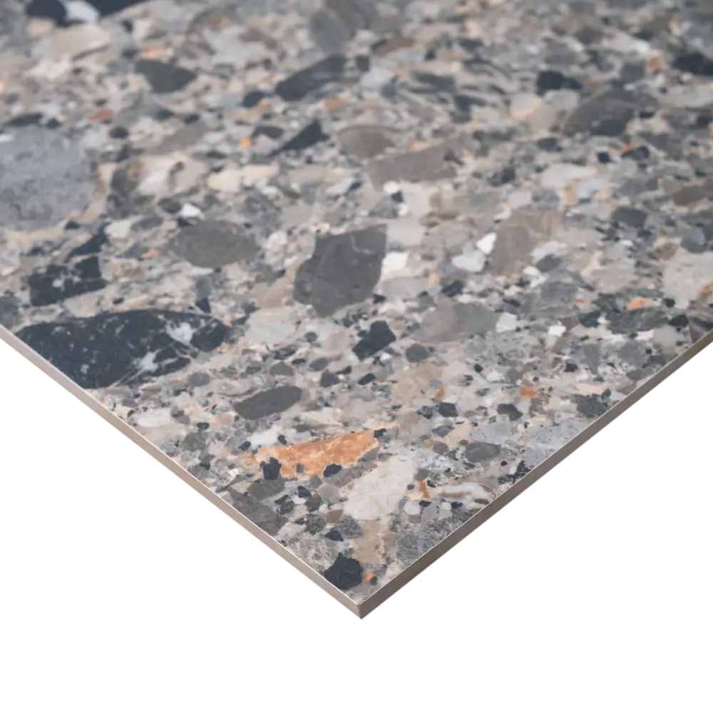 Глазурованный керамогранит Concor Ceppo Natural 60x120 см 1.44 м² полированный цвет тёмно-серый камень STLM-2046030 - Вид №3