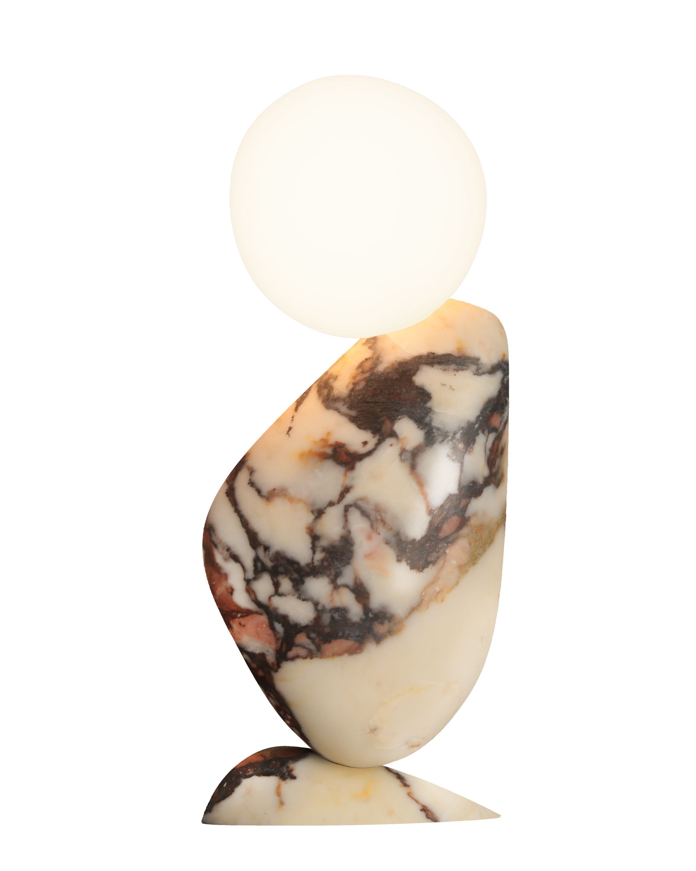 Настольная лампа из камня и стекла Matthew McCormick BEN ARCH-00004011 - Вид №4