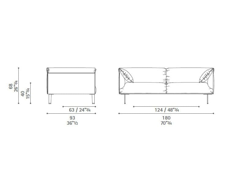 Кожаный диван Poltrona Frau коллекция-диваны и кресла ARCH-00139715 - Вид №8