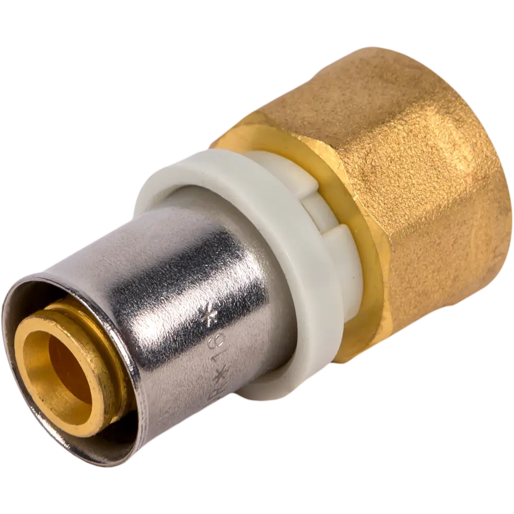 Соединитель пресс Minkor внутренняя резьба 16х1/2" мм латунь STLM-2168435