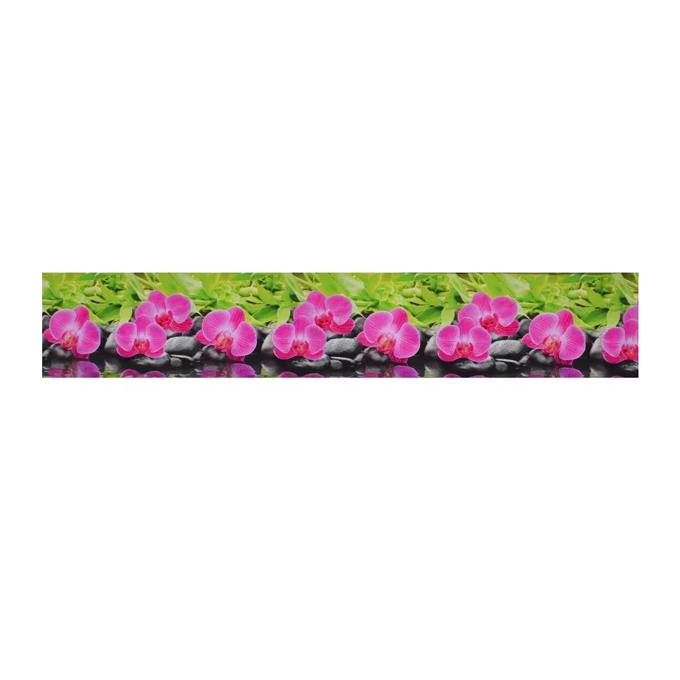 91038375 Декоративная кухонная панель Орхидеи 300x60x0.15 см АБС-пластик цвет разноцветный STLM-0452526 ЮГPLASTМАРКЕТ
