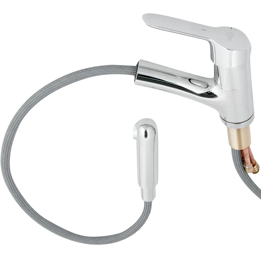 Смеситель для кухни Ideal Standard Ceraflex с выдвижным изливом 16.4 см цвет хром STLM-2106281 - Вид №3