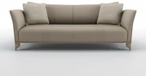 BRUNO ZAMPA 3-х местный кожаный диван  014