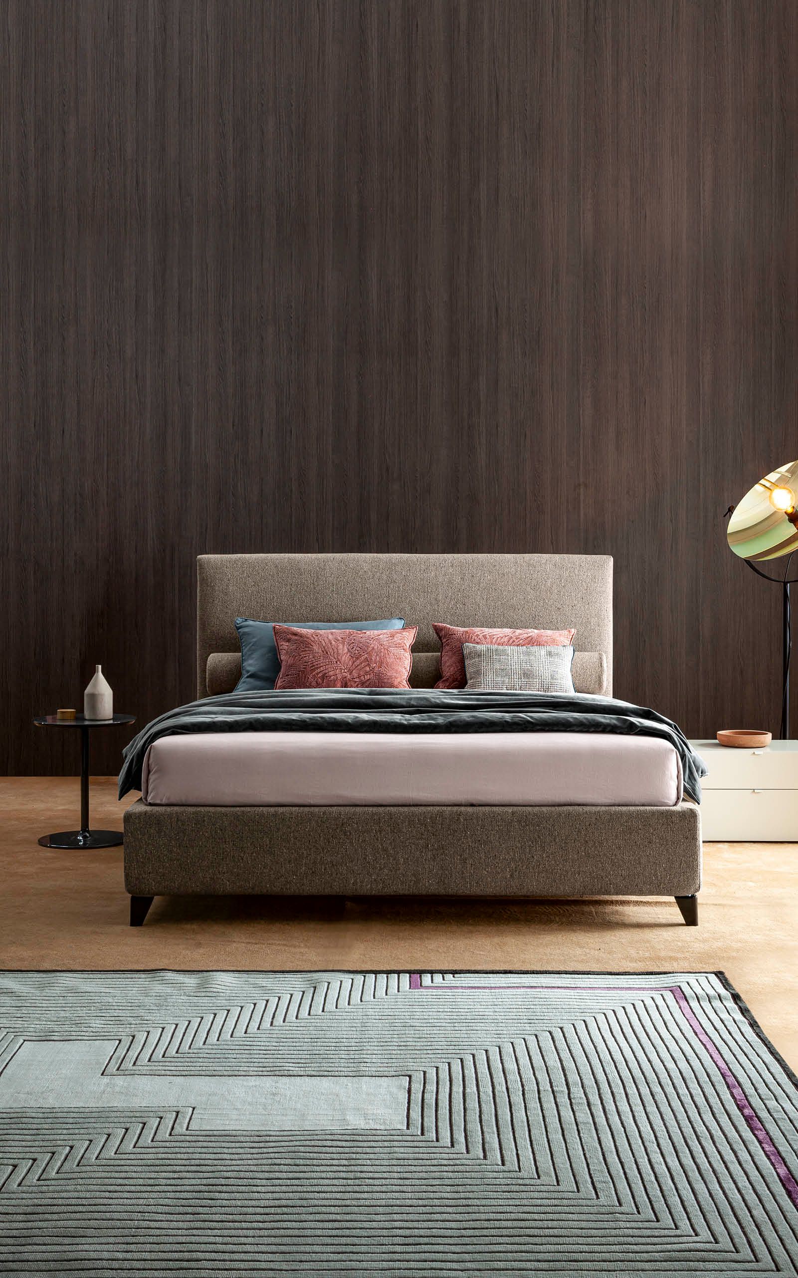 Двуспальная кровать с мягким изголовьем Twils ARCH-00091103 - Вид №13