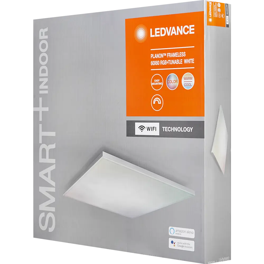 Безрамный накладной светильник WiFi 40 Вт IP20 RGBW, 60X60 мм, 3400 Лм LEDVANCE STLM-2083460 - Вид №16