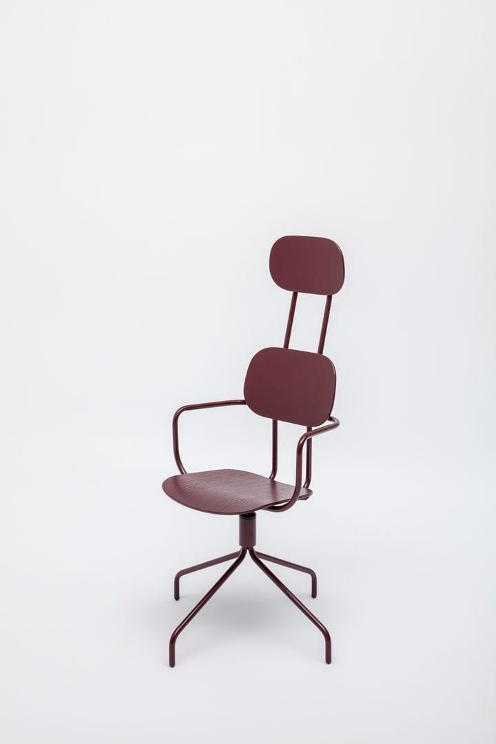 Офисное кресло из фанеры с подлокотниками на насесте MDD новая школа ARCH-00100074 - Вид №2