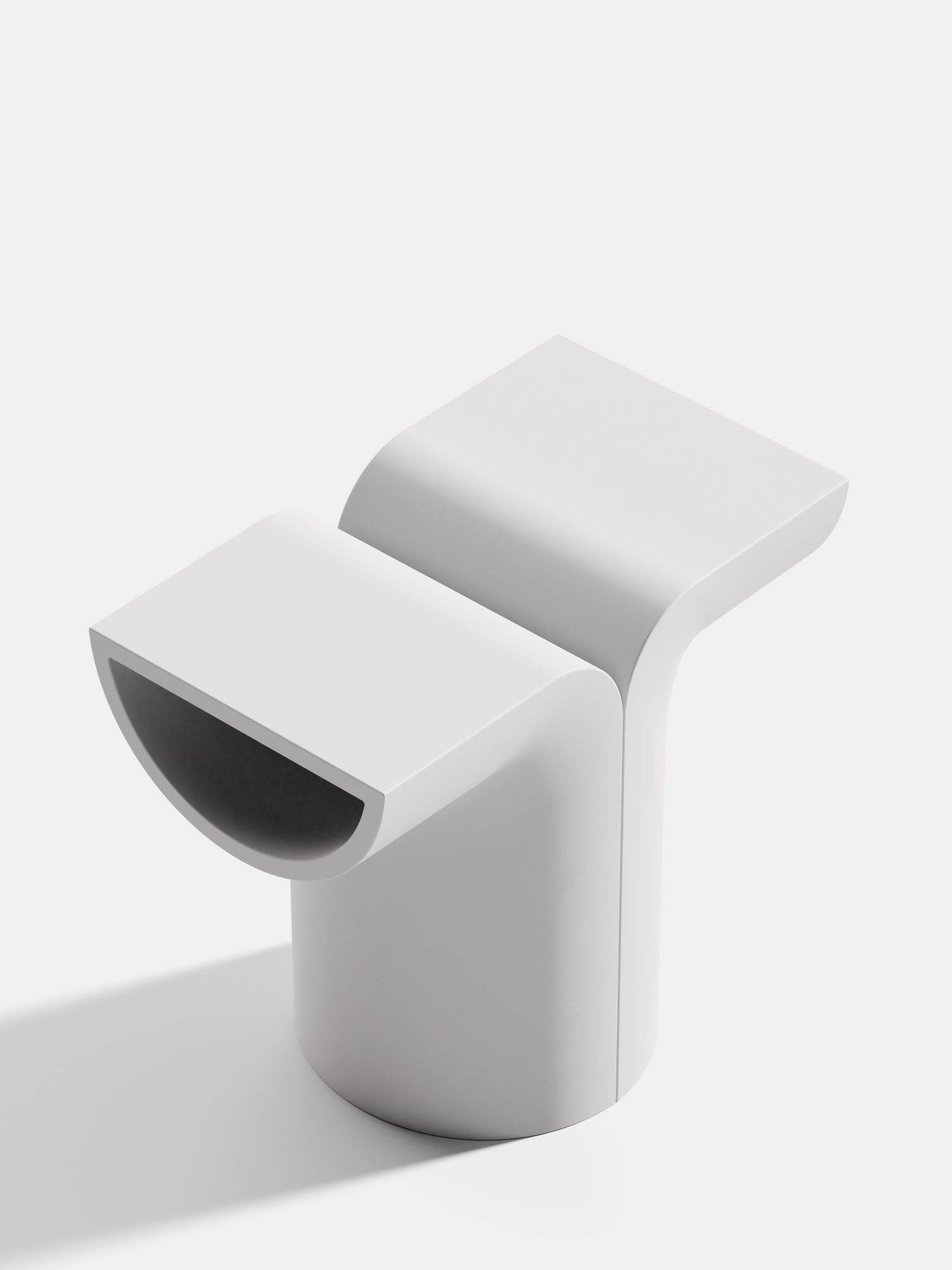 Бетонный журнальный столик / табурет PULKRA Anthos ARCH-00020831