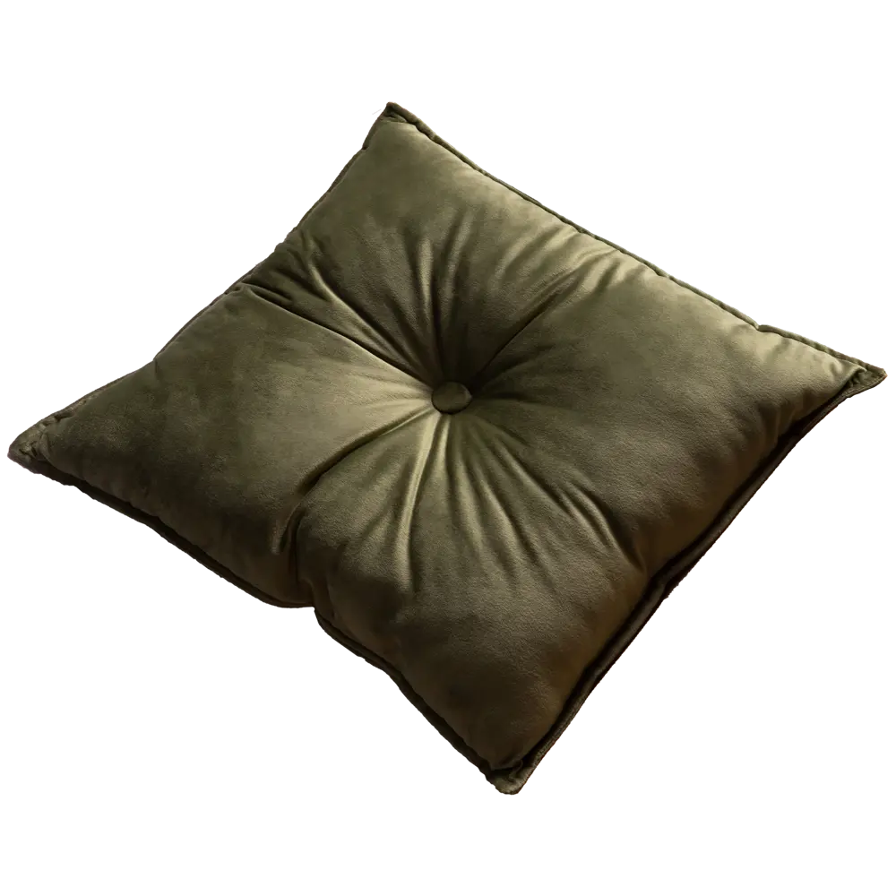 Подушка Бархат 43х43 см зелёная LINEN WAY STLM-2036927 - Вид №1