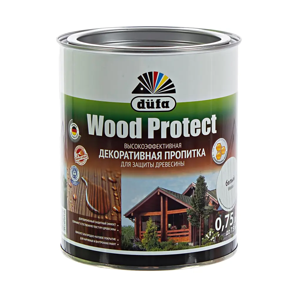 Dufa Wood Protect - антисептик для дерева с грязеотталкивающим эффектом 14724296 STLM-0005063 - Вид №1