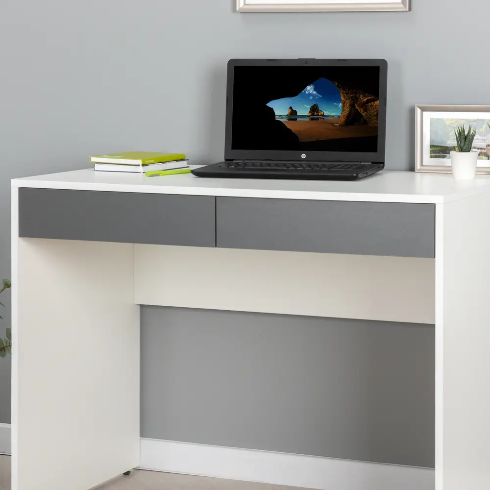 Santreyd - Компьютерный стол с двумя ящиками для рабочего пространства 86188691 Стол компьютерный STLM-0066675 - Вид №9