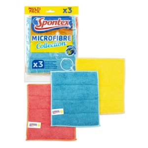 Салфетка впитывающая Spontex Pads микрофибра 20х17.5 см 3 шт