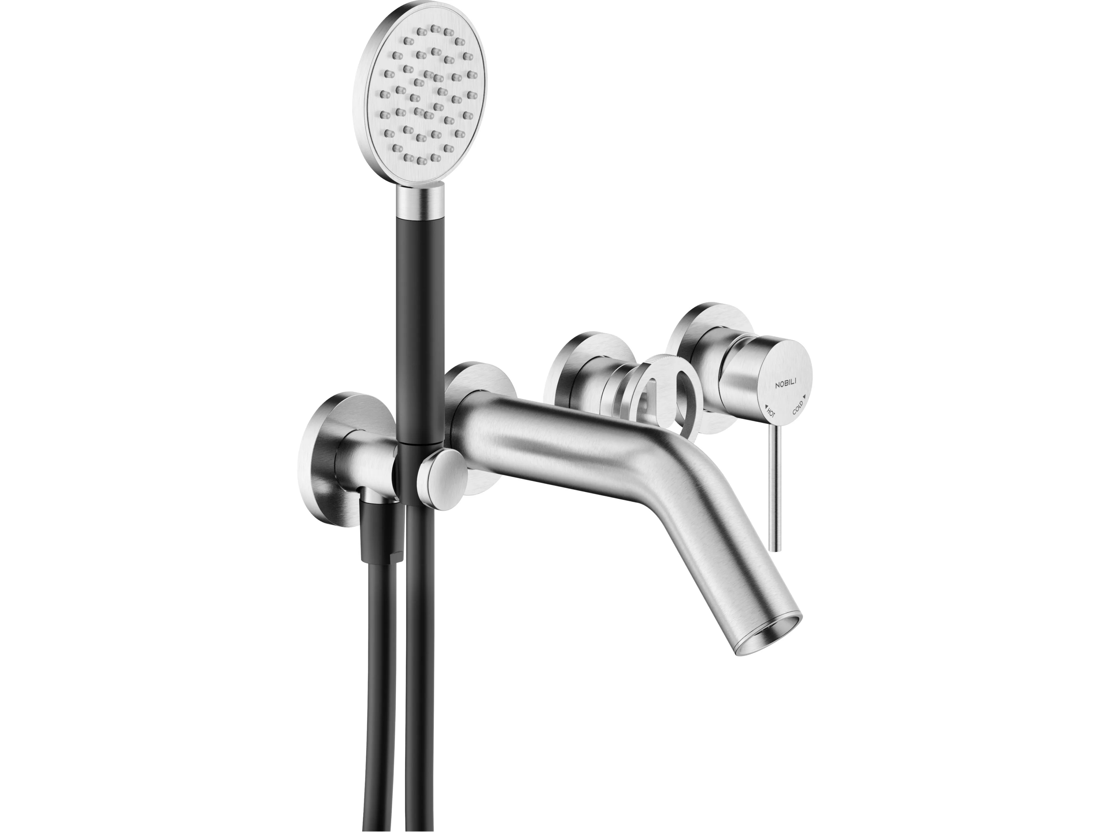 Однорычажный настенный смеситель для ванны с ручным душем Nobili Sole ARCH-00041419