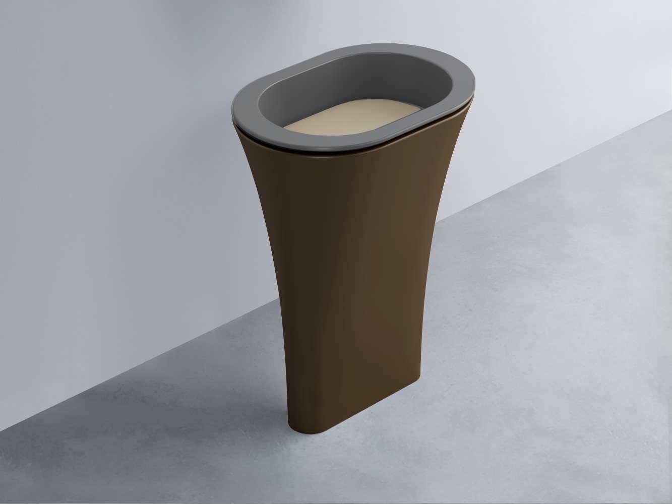 AMLA65-CM+AMPILO-AV+AMCOLO-CA Раковина Amedeo Ovale отдельностоящая cielo Enjoy + Amedeo Ceramica Cielo