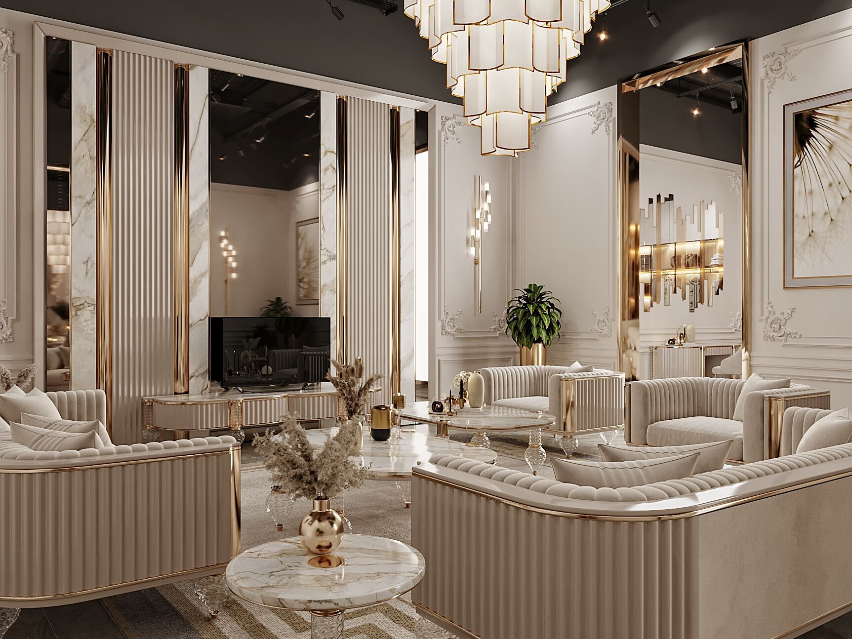 Шкаф для телевизора с распашными дверцами Zebrano Velovis ARCH-00048687 - Вид №3