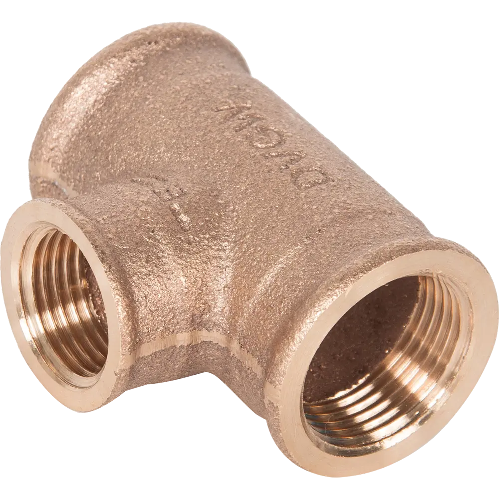 Тройник Viega 264468, внутренняя резьба, 3/4x1/2x3/4", бронза 264468 STLM-2085031