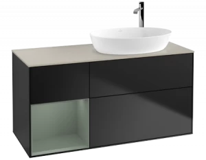 Villeroy&Boch Тумба под раковину Прямоугольная версия F923GMPD Finion Black Matt Lacquer