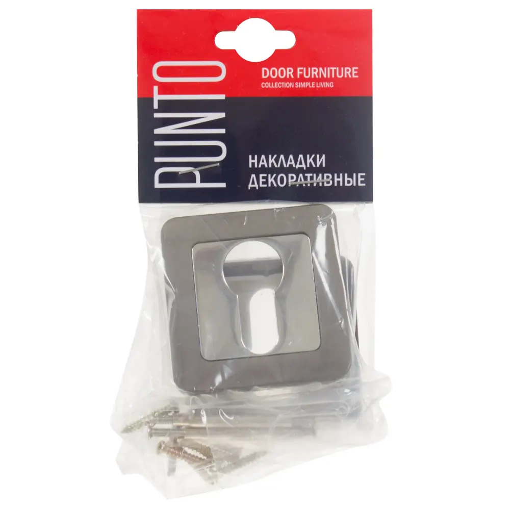 Накладка под цилиндр ET QR GR/CP-23 цвет графит/хром 2 шт Santreyd STLM-2081017 - Вид №2