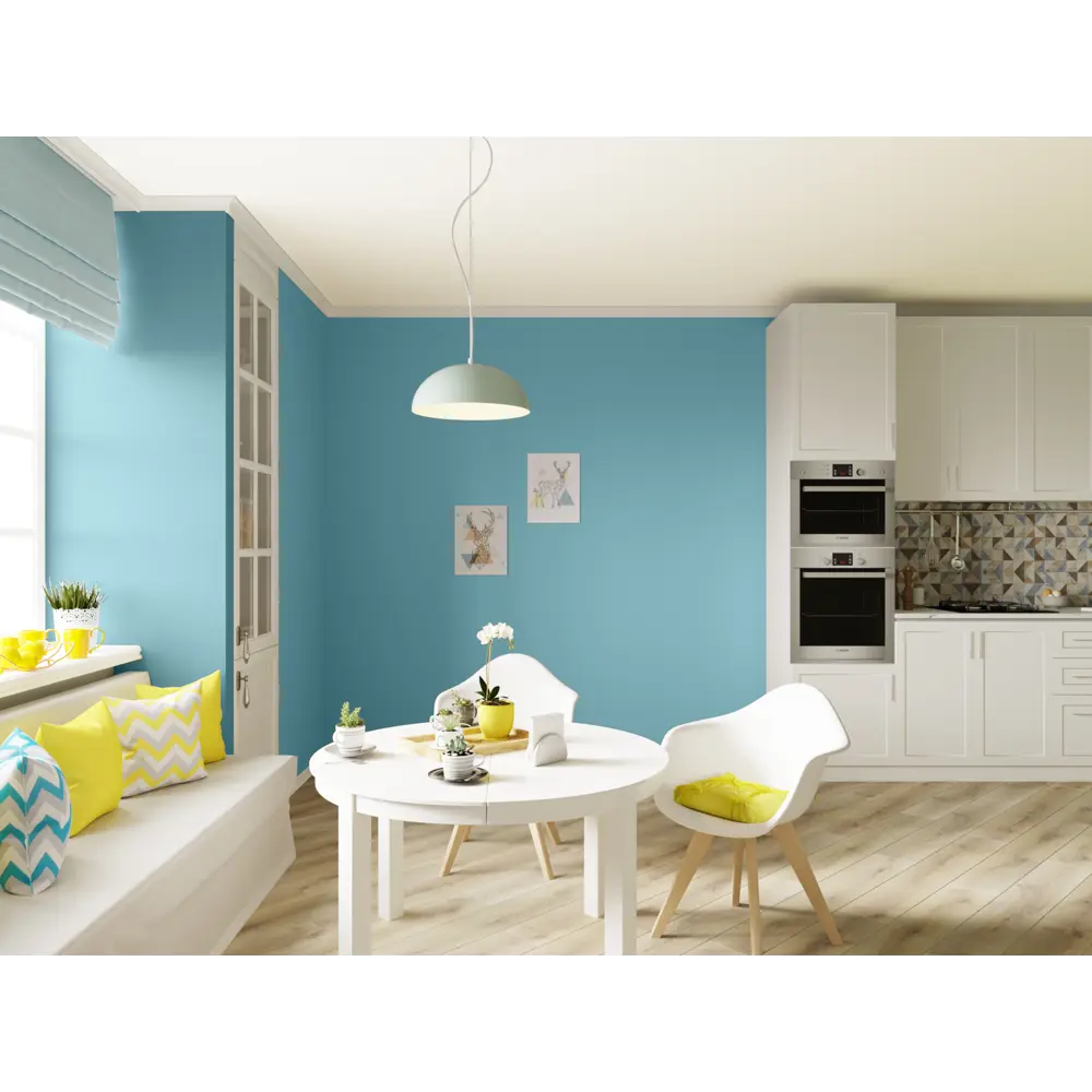 Краска для кухни и ванной цвет лазурно-серый 2.5 л PARADE ICE STLM-2202422 - Вид №2