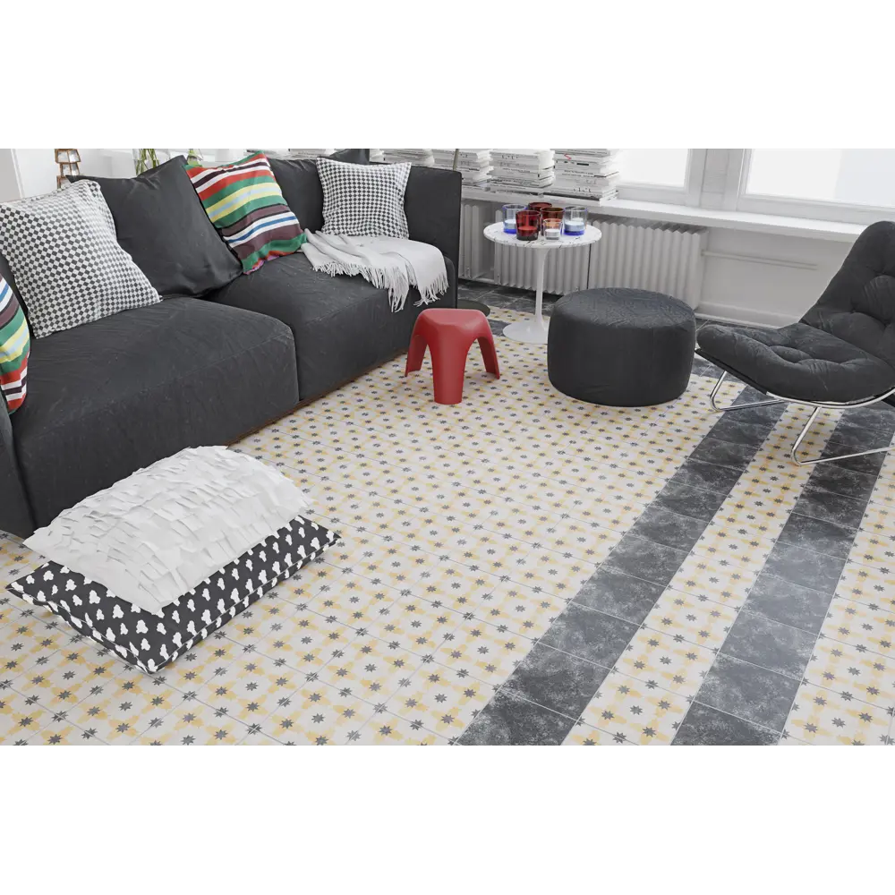 Декор Ethno Микс №2 18.6х18.6 см Golden Tile STLM-2053066 - Вид №3