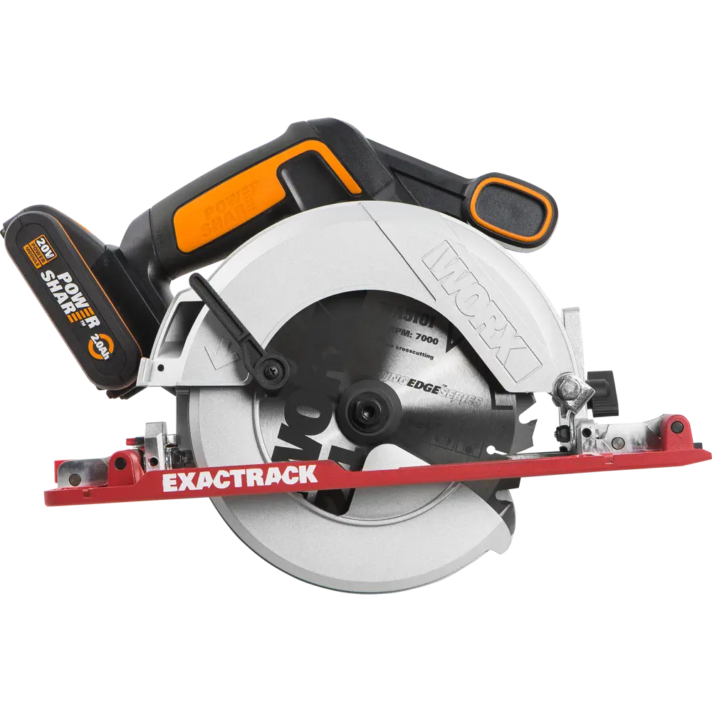 Циркулярная пила аккумуляторная Worx WX530, 165 мм, 20 В Li-ion 2 Ач STLM-2018113 - Вид №1