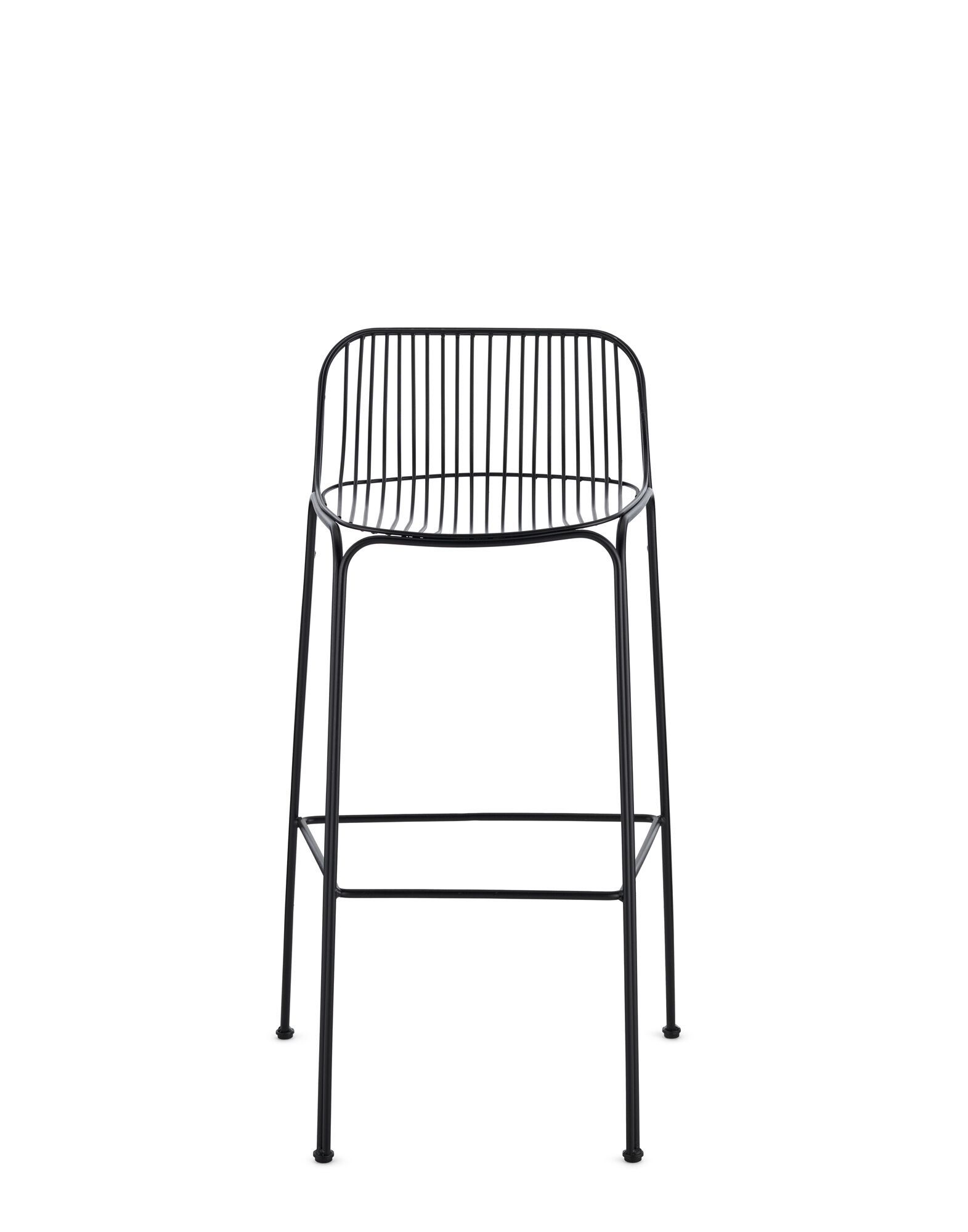 Высокий барный стул из оцинкованной стали с подставкой для ног Kartell Hiray ARCH-00128637 - Вид №12
