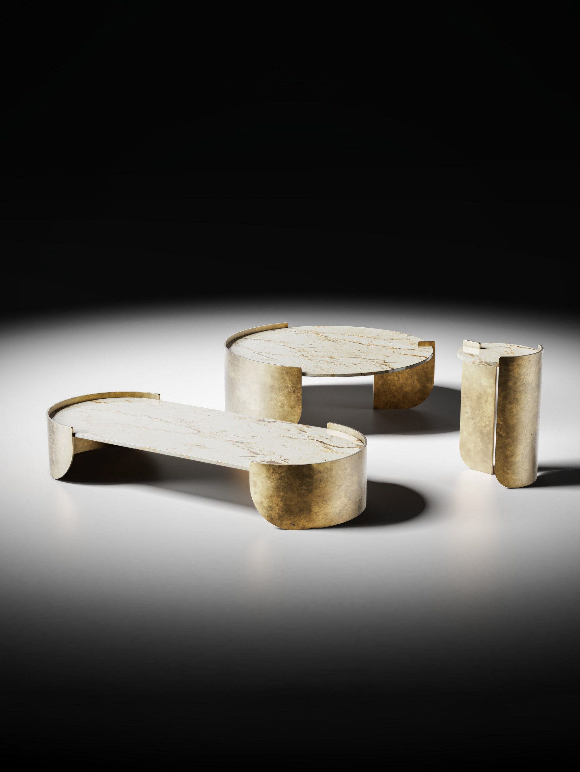 Круглый керамический журнальный столик CASA +39 ENCORE Italia ARCH-00094241 - Вид №3