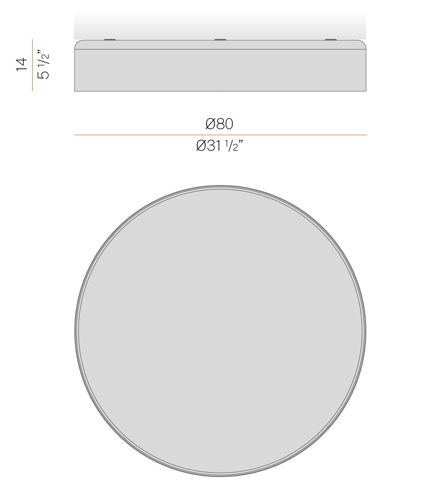 Алюминиевый потолочный светильник / Настенный светильник Panzeri Женева ARCH-00086482 - Вид №7