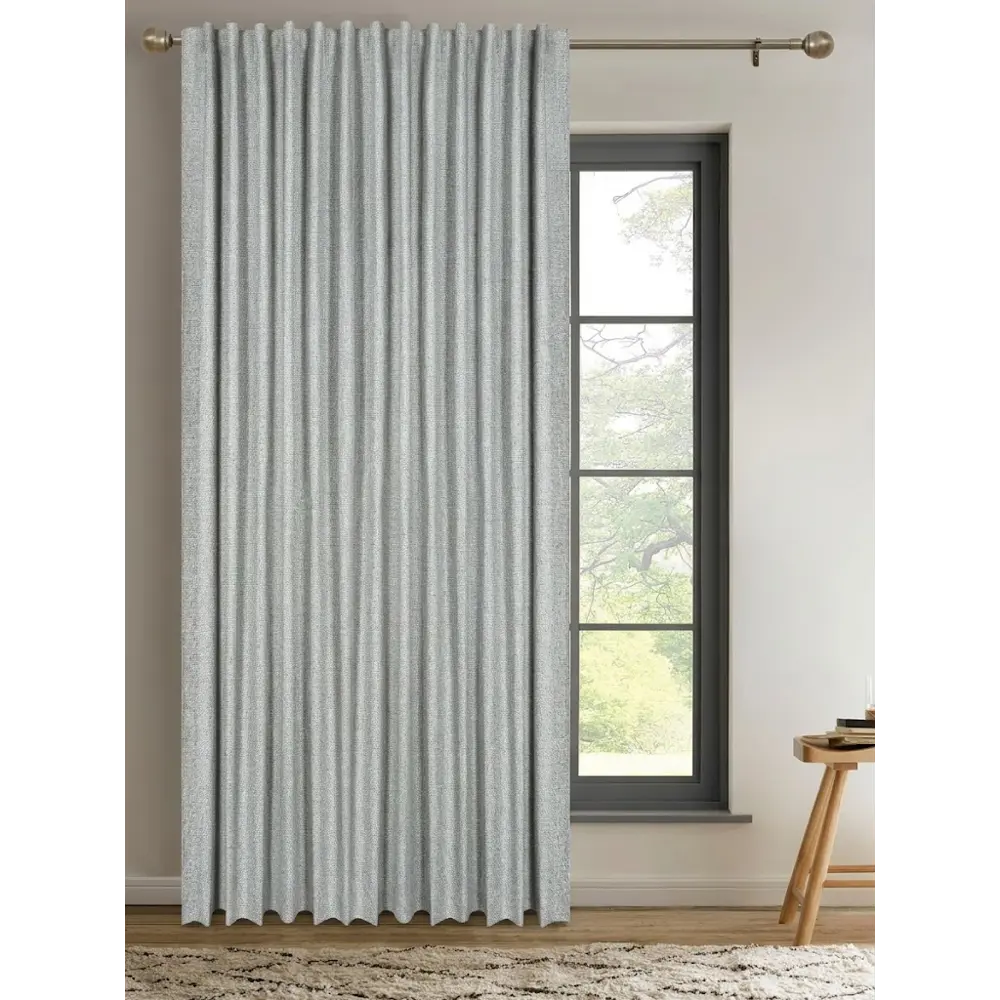 Штора на ленте Анна 200x270 см цвет серо-белый СТОЛИЦА ТЕКСТИЛЯ STLM-2175995