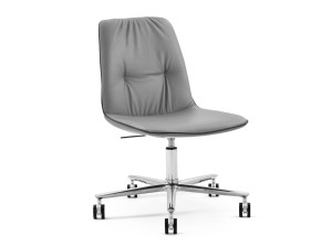 Офисное кресло с регулируемой высотой и колесами с 5 спицами