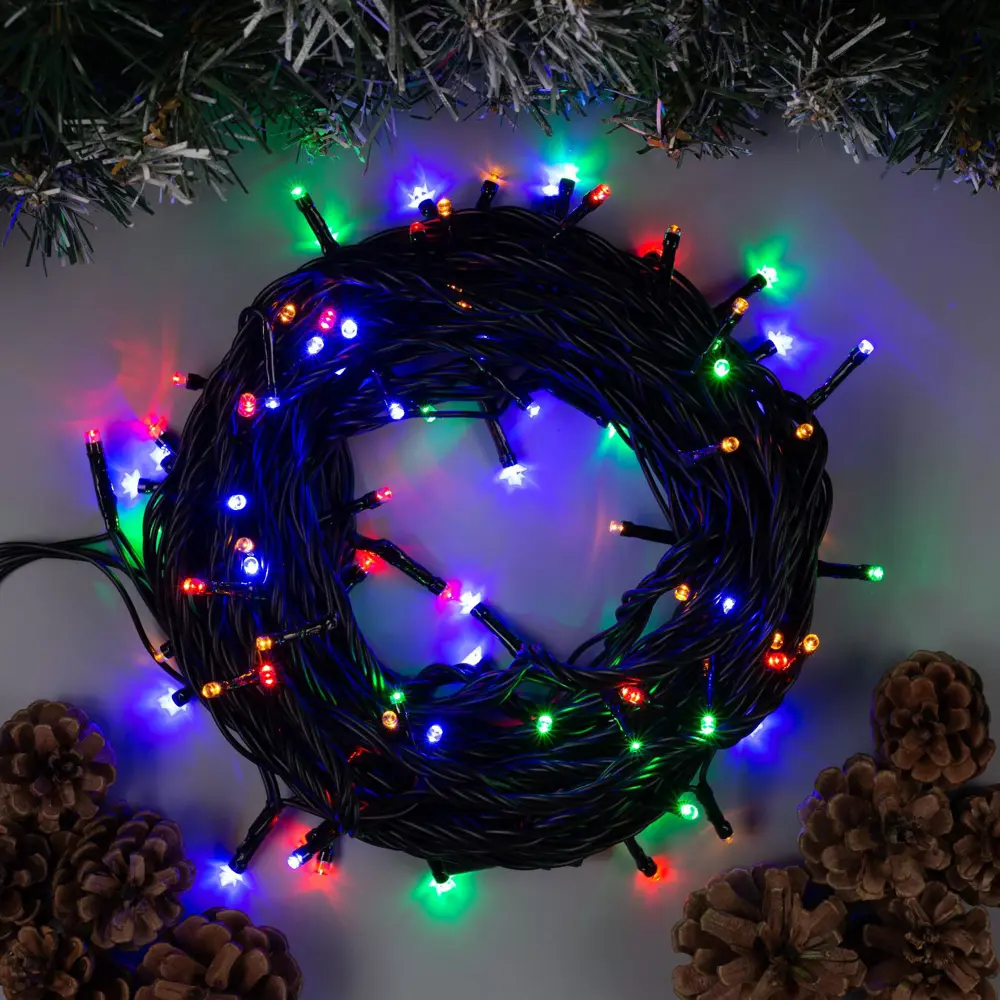 90641945 Электрогирлянда универсальная Luazon lighting 187242 нить 10 м 100 ламп бесцветный 1 режим работы STLM-0958334