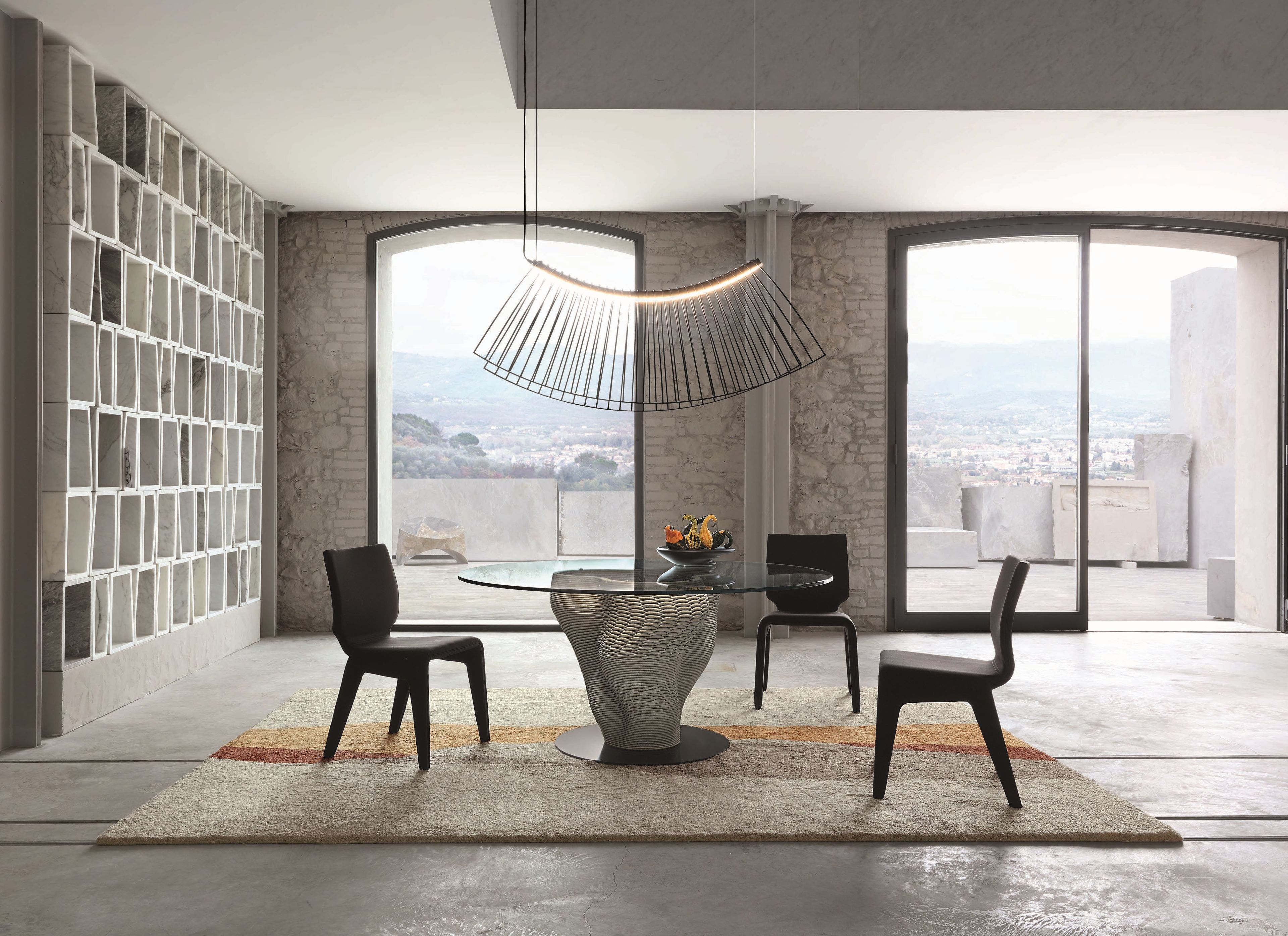 Круглый стол с основанием из цемента 3D печать ROCHE BOBOIS CORAIL ARCH-00116727 - Вид №3