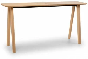 True Design Прямоугольный деревянный высокий стол E-quo Eq t095