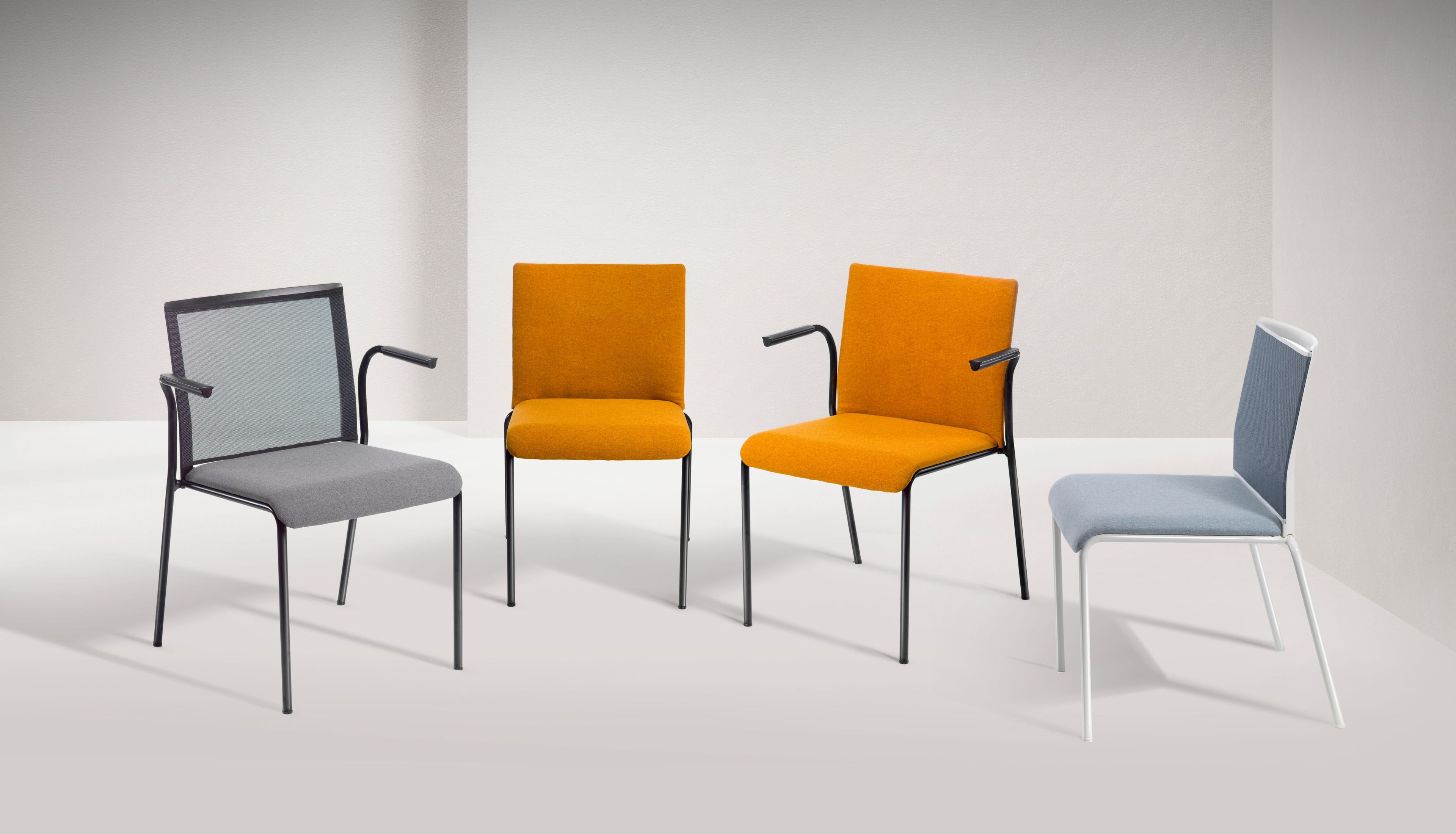 Мягкий тканевый стул с подлокотниками GABER TECKEL B UPH ARCH-00083275 - Вид №2