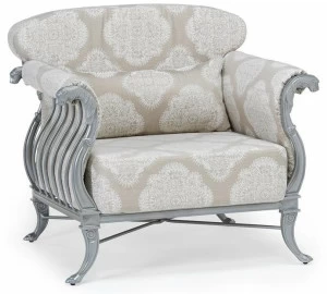 Oxley's Furniture Садовое кресло из алюминия с подлокотниками Luxor Lulc