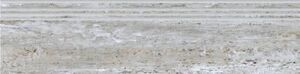 Граните Стоун Травертин ступень серебро полированная 1200x300