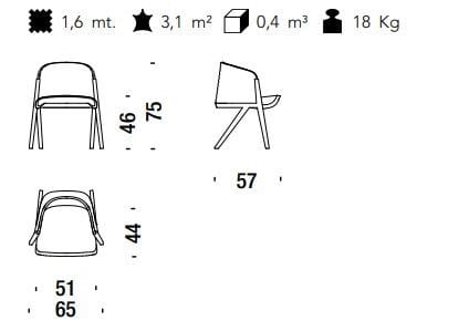 Мягкий стул с подлокотниками MOROSO Mafalda ARCH-00077593 - Вид №9