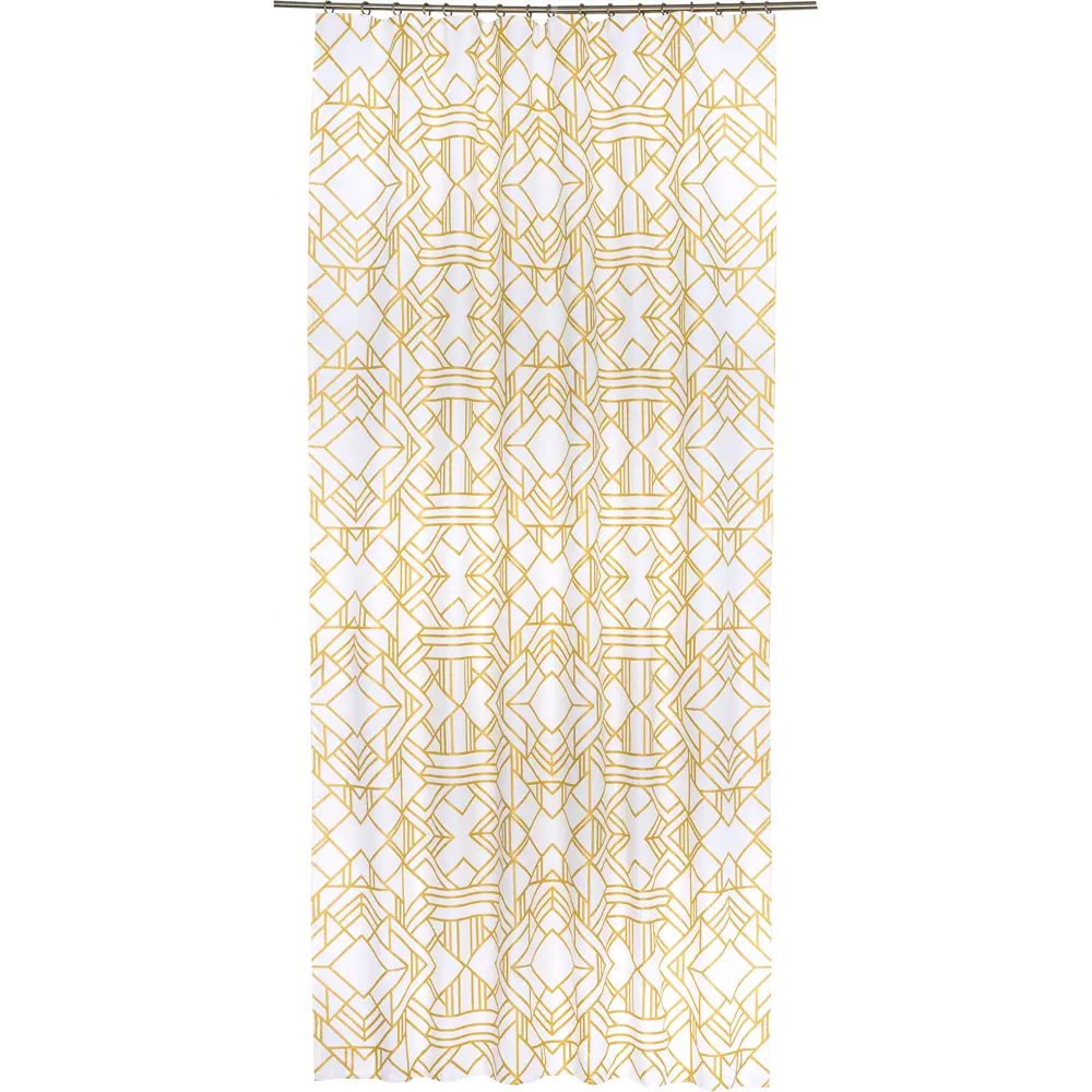 Штора на ленте «Ромбы», 145х260 см, цвет золотой ВАСИЛИСА STLM-2031149