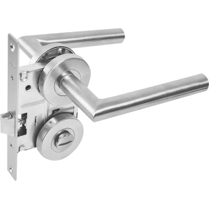 Дверные ручки Punto Inox с запиранием комплект цвет нержавеющая сталь