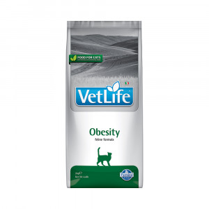 ПР0050272 Корм для кошек Vet Life Natural Diet при ожирении сух. 2кг Farmina