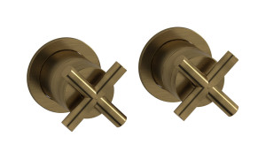 Встроенный смеситель для душа на 2 отверстия на 1 потребителя. WE ARE IB wo396ss Modern Bronze WOW