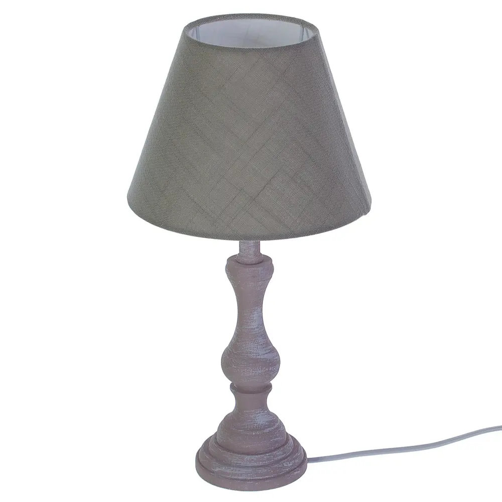 Настольная лампа Eglo «Newlyn» 1хE14x40 Вт, цвет серо-коричневый STLM-2072046 - Вид №1