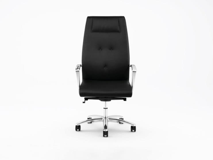 Вращающееся офисное кресло с колесами и подлокотниками Luxy ARCH-00111655