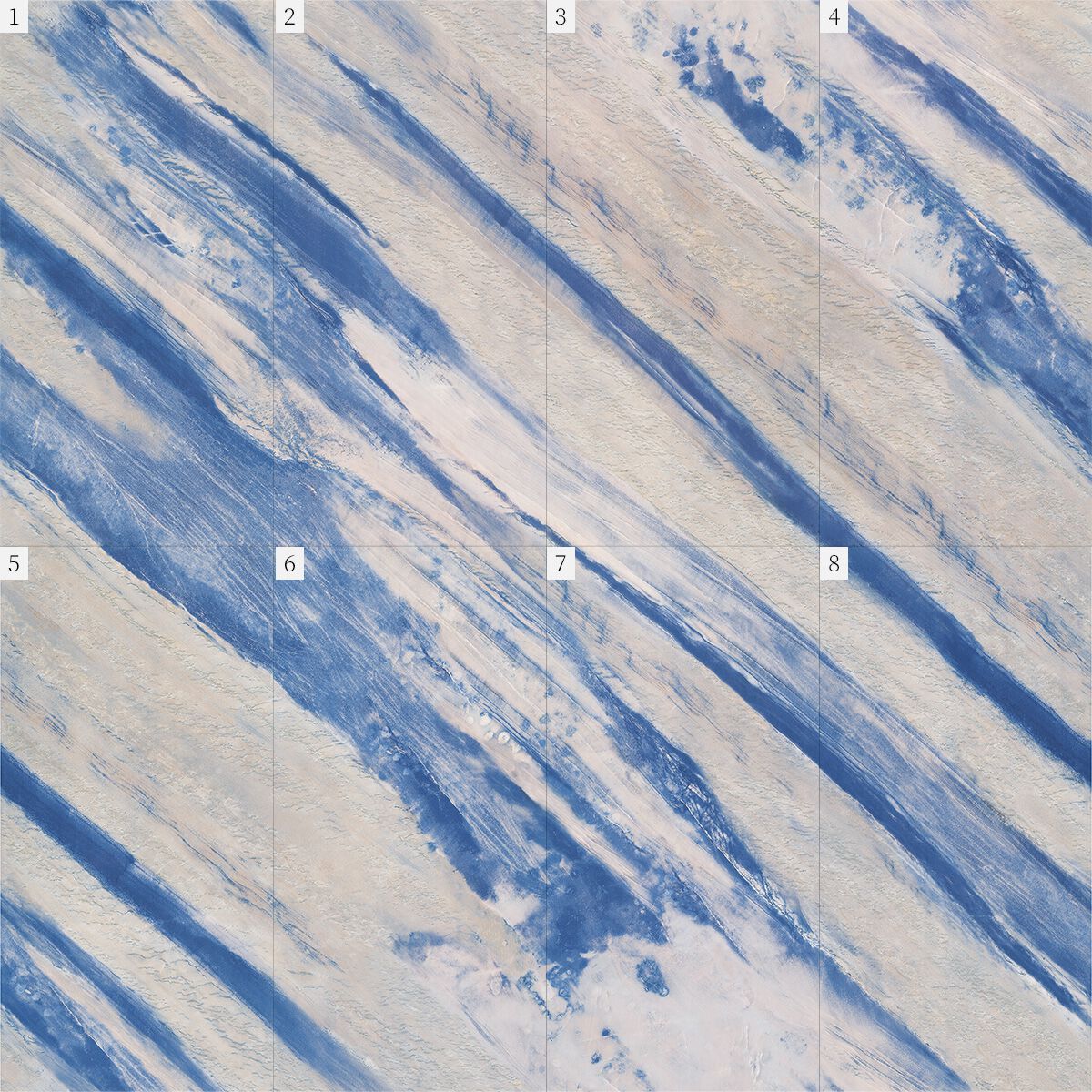 Пол / керамогранит с мраморным эффектом GANI MARBLE TILES AZUL MACAUBAS ARCH-00048343 - Вид №3