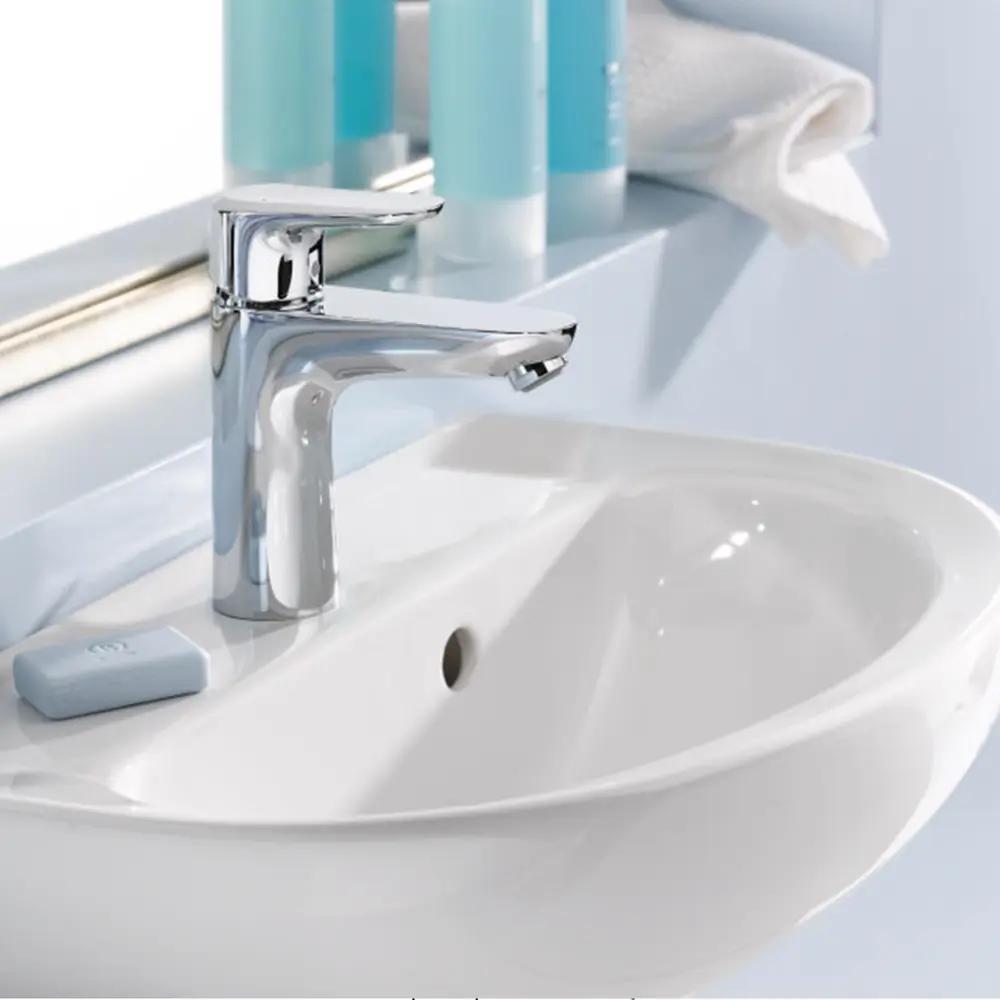 Смеситель для раковины Hansgrohe Ecos L однорычажный цвет хром STLM-2063834 - Вид №5