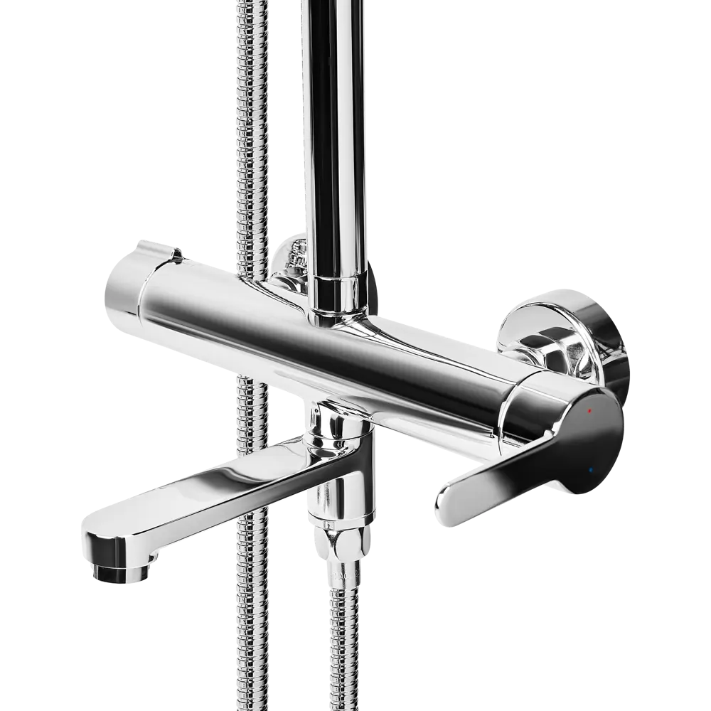 Душевая система KONSENSA Нарни SA3393 со смесителем 3 режима цвет хром STLM-2109305 - Вид №8
