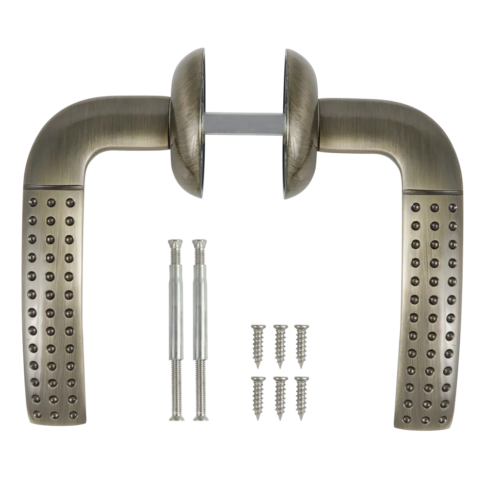 Дверная ручка EDSON EDS-10-Z01 бронза с автоматическим возвратом 82677958 STLM-0033866 - Вид №1