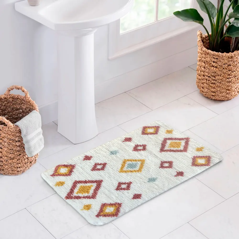 Коврик для ванной Swensa Vill 50x80 см цвет разноцветный STLM-2055865