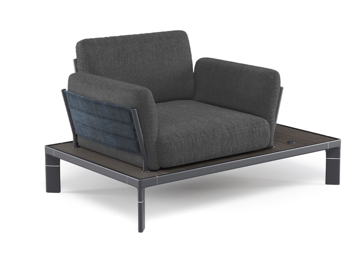 Тканевое садовое кресло с подлокотниками emu Tami ARCH-00079261