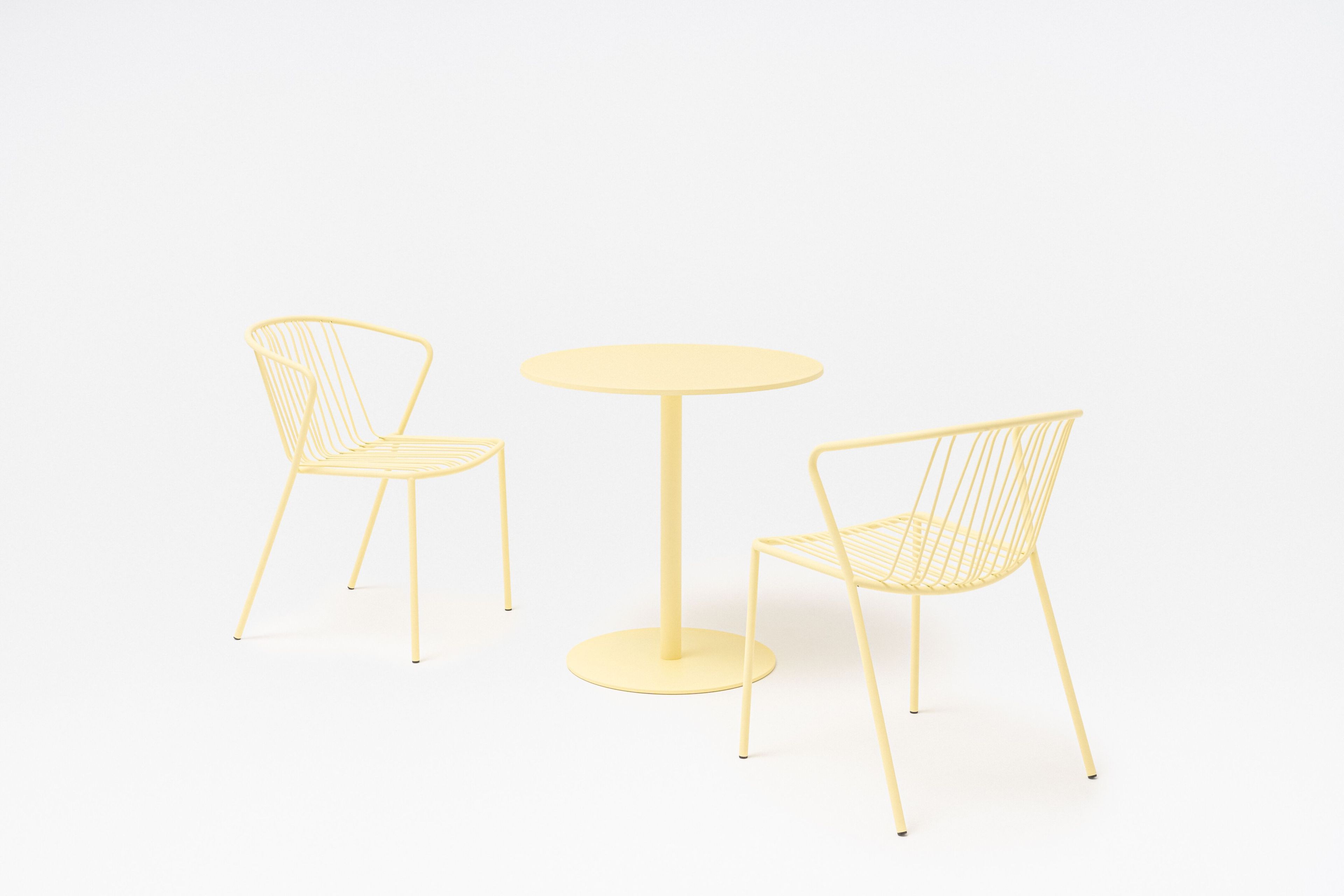 Круглый журнальный столик из оцинкованной стали MDD BOLT ARCH-00046129 - Вид №9