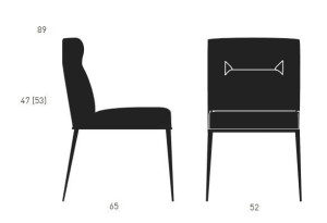 Кожаный мягкий стул